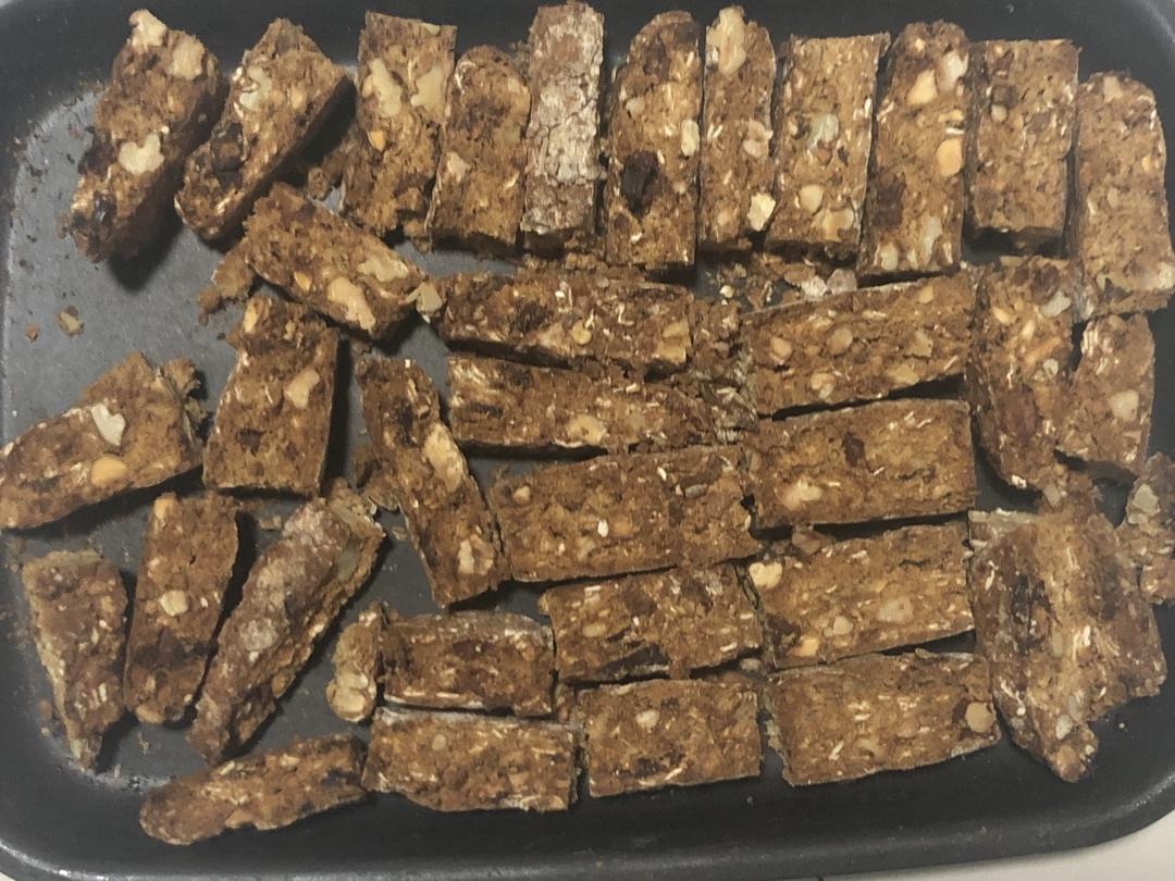 【健康零食】燕麦坚果意式脆饼