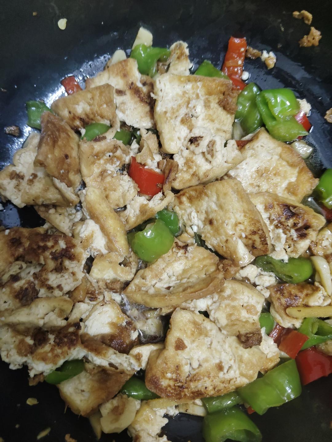 蒜香煎豆腐 炒鸡无敌美味