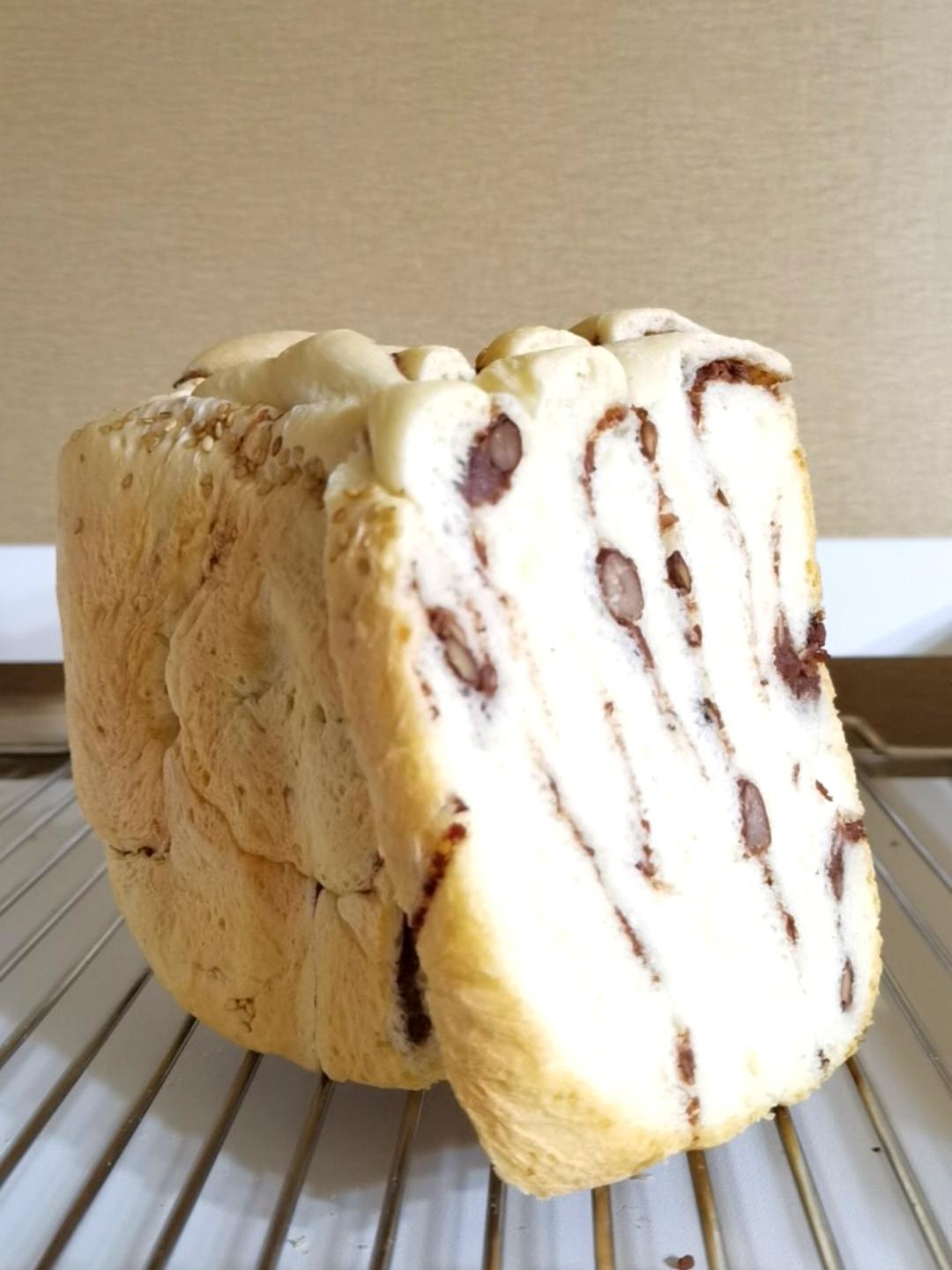 松下面包机版红豆沙吐司