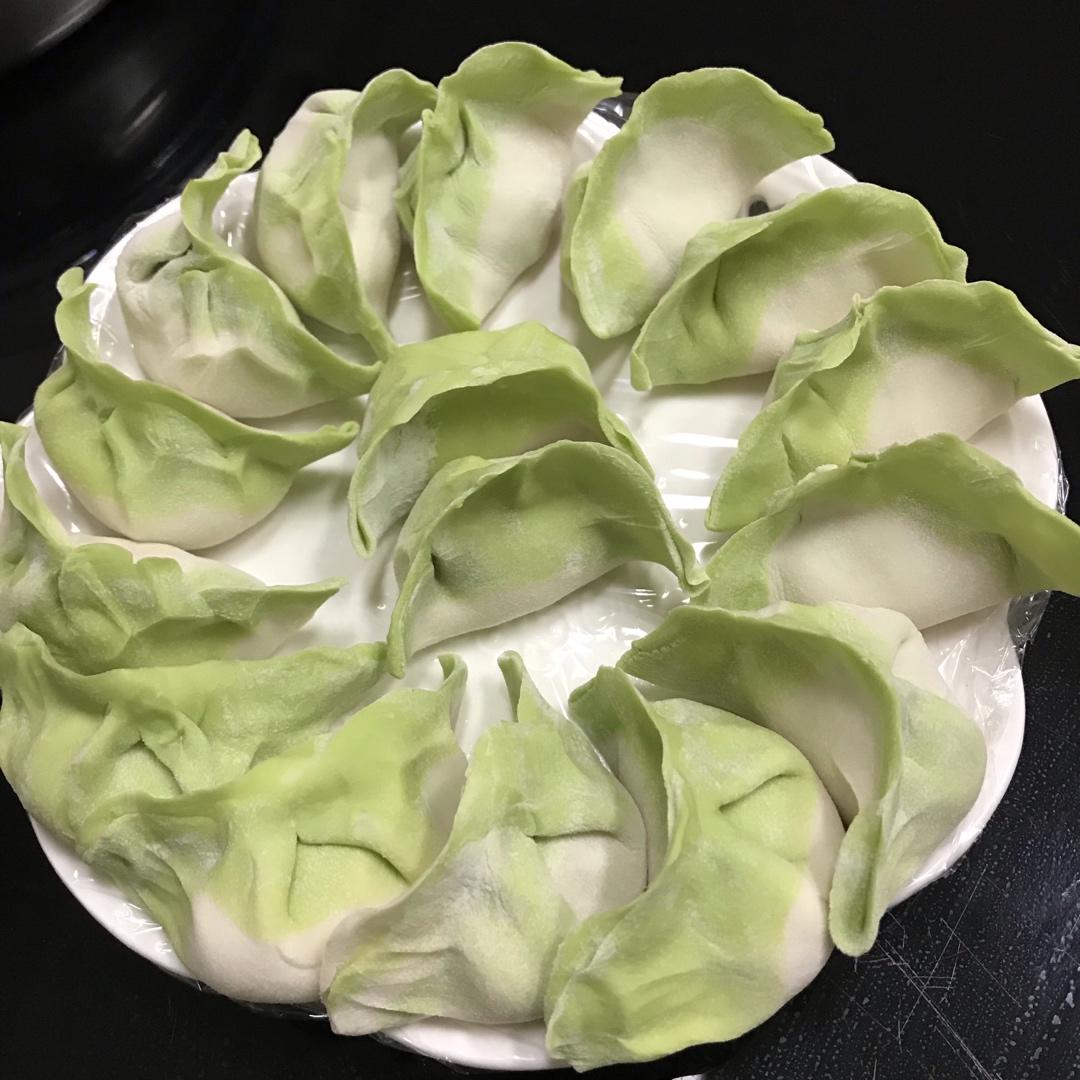 翡翠白菜饺