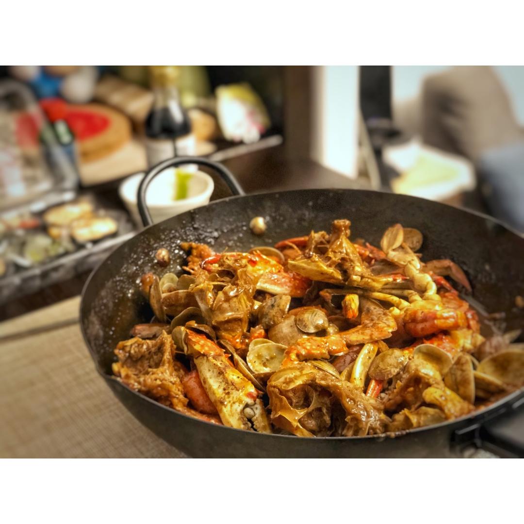 香辣蟹煲
