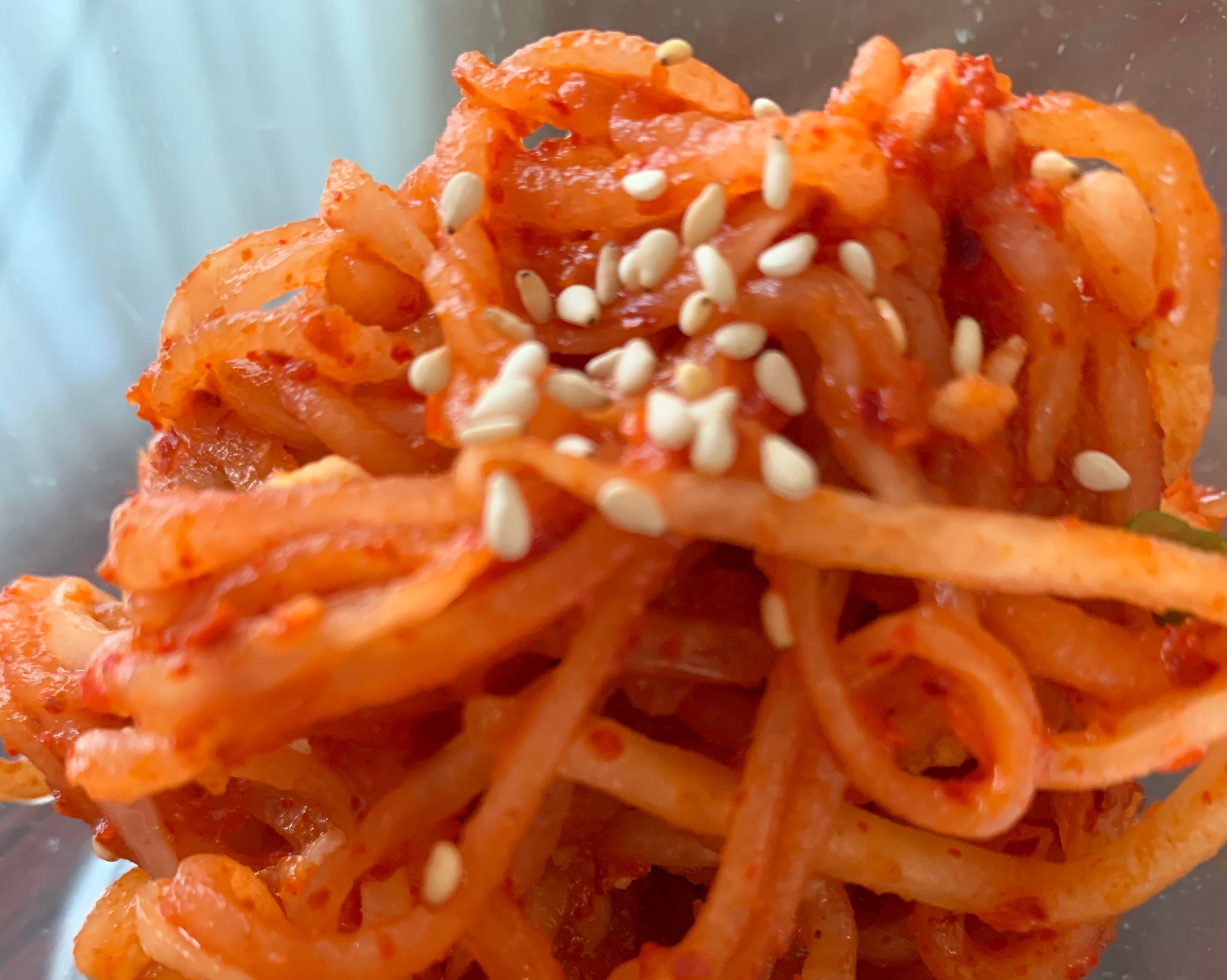 速成韩式萝卜丝泡菜的做法