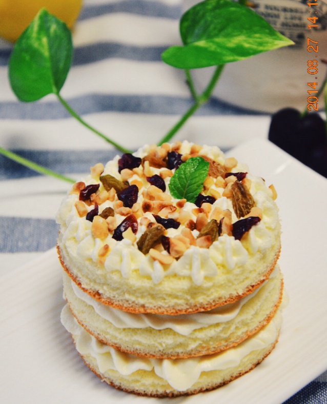 水果巧克力小蛋糕