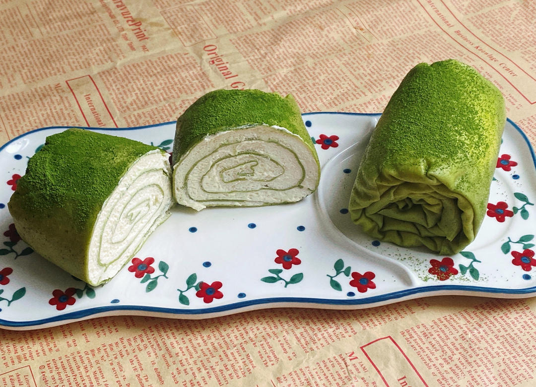 【抹茶毛巾卷】