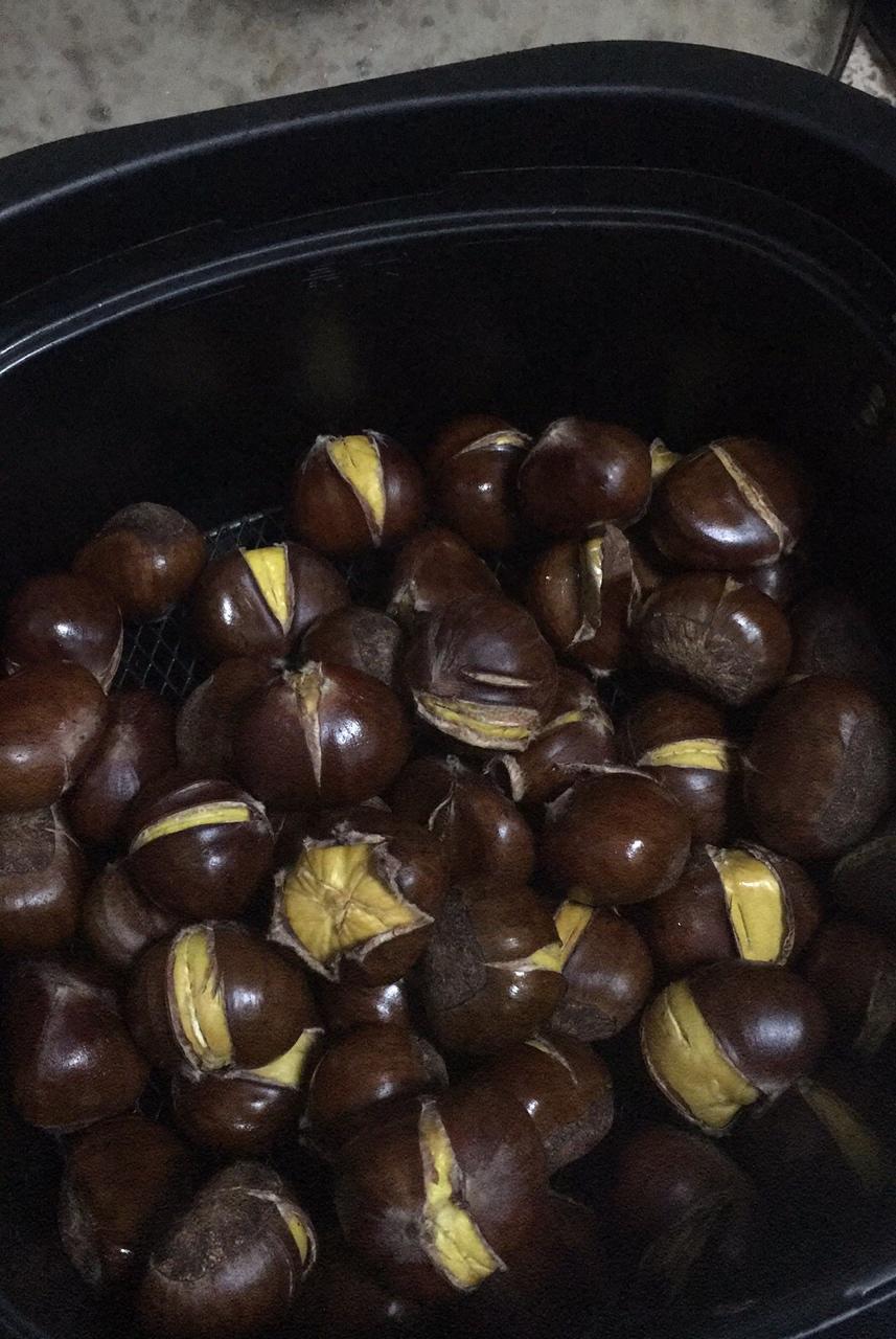 空气炸锅烤栗子