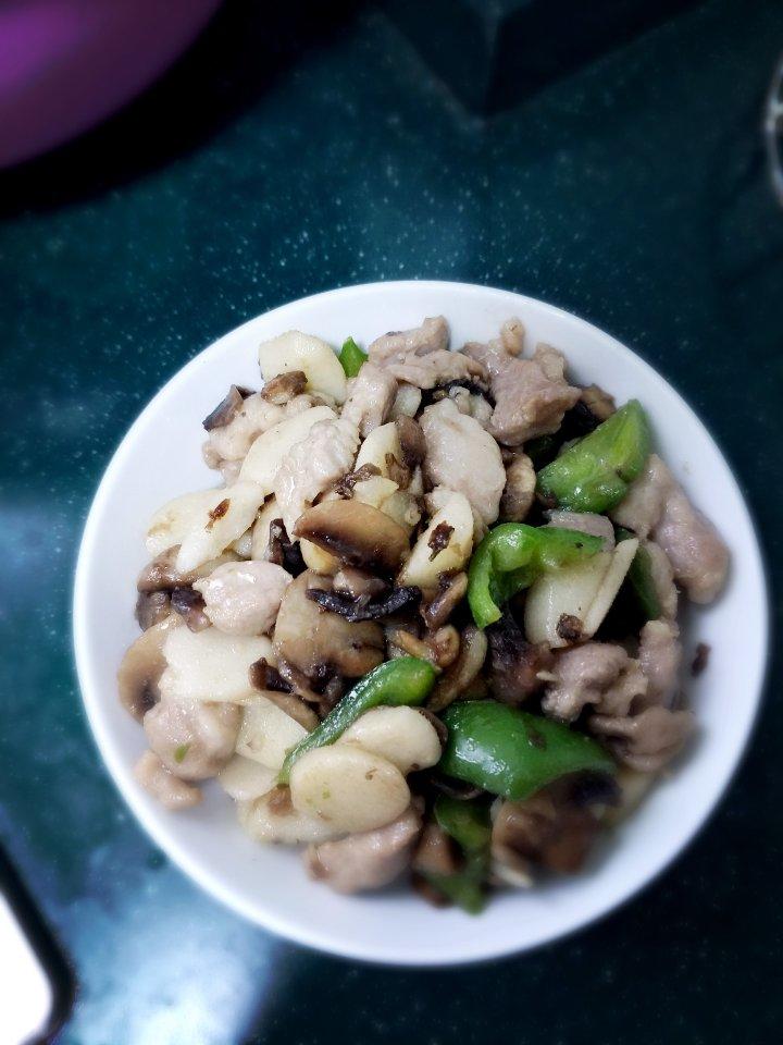 山药香菇炒肉
