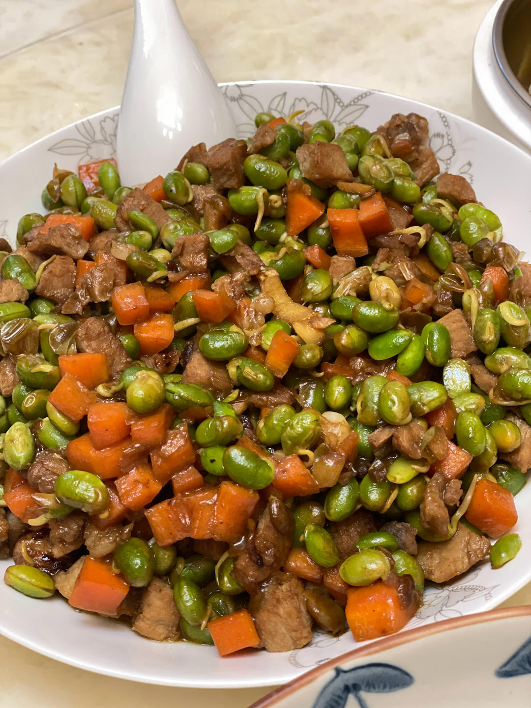 快手菜 青豆炒肉