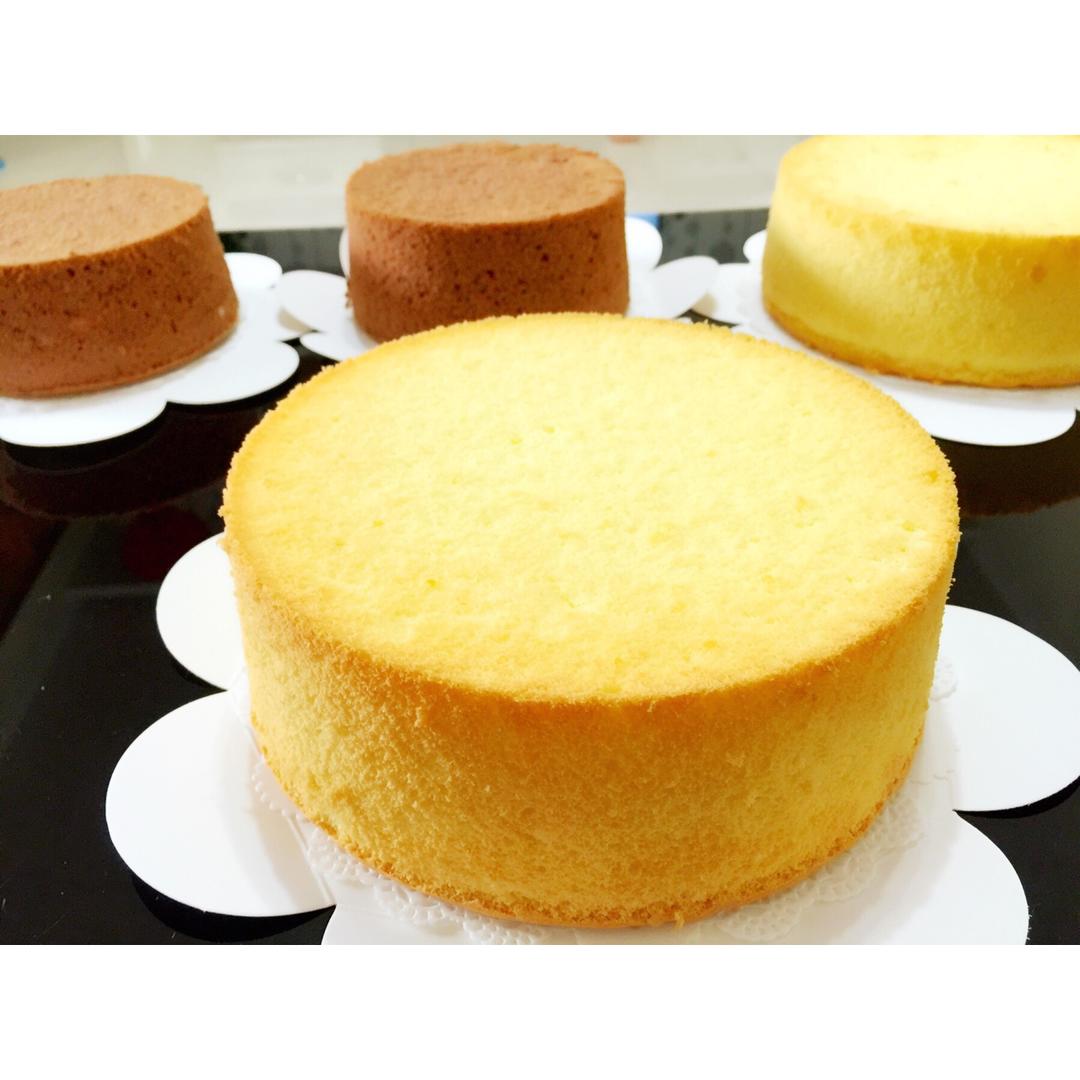 鼓捣猫宁做的八寸戚风蛋糕