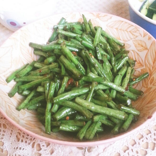 蒜泥豇豆