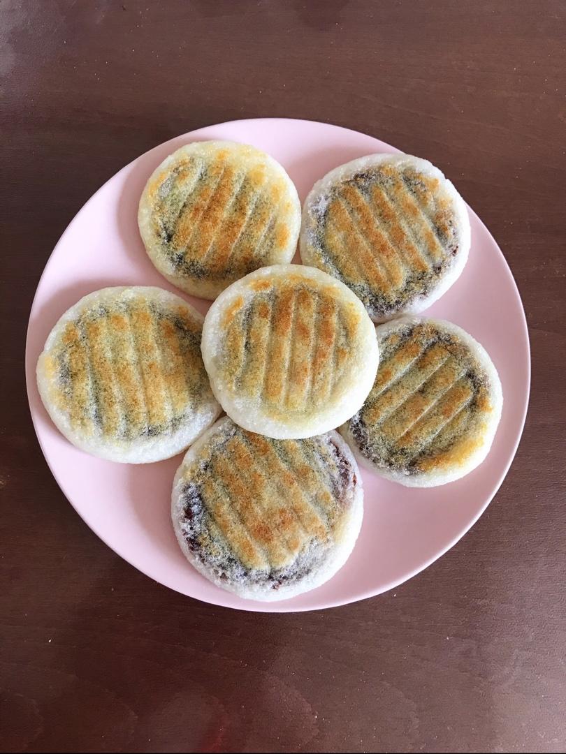 糯米红豆饼