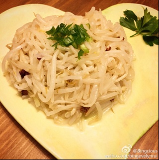 醋溜绿豆芽