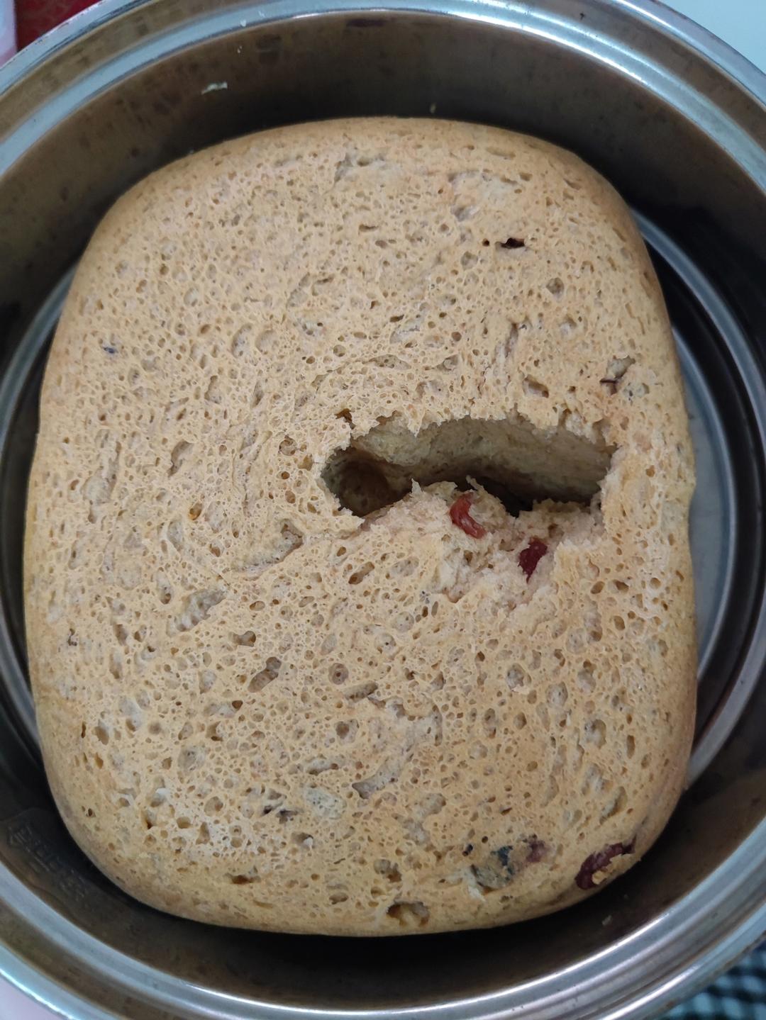 增肌减脂期100%全麦吐司面包机版 无糖河套全麦粉 超快手懒人版 越吃越瘦