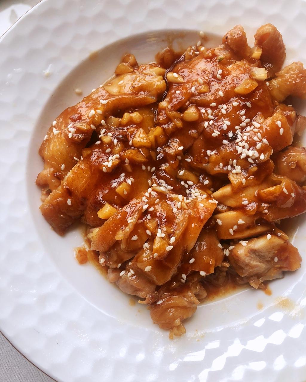 蒜香蜂蜜鸡腿饭