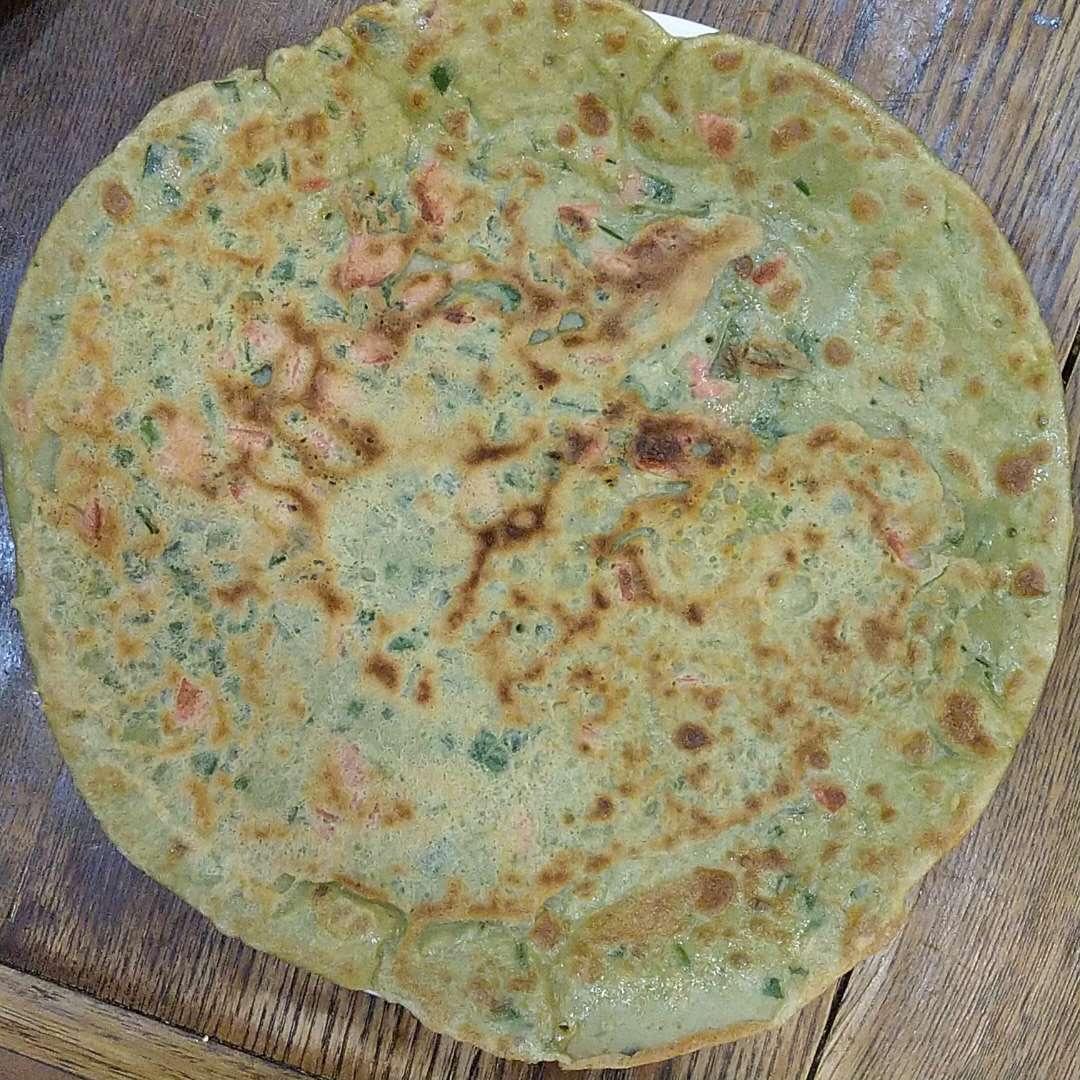 麦苗粉煎饼