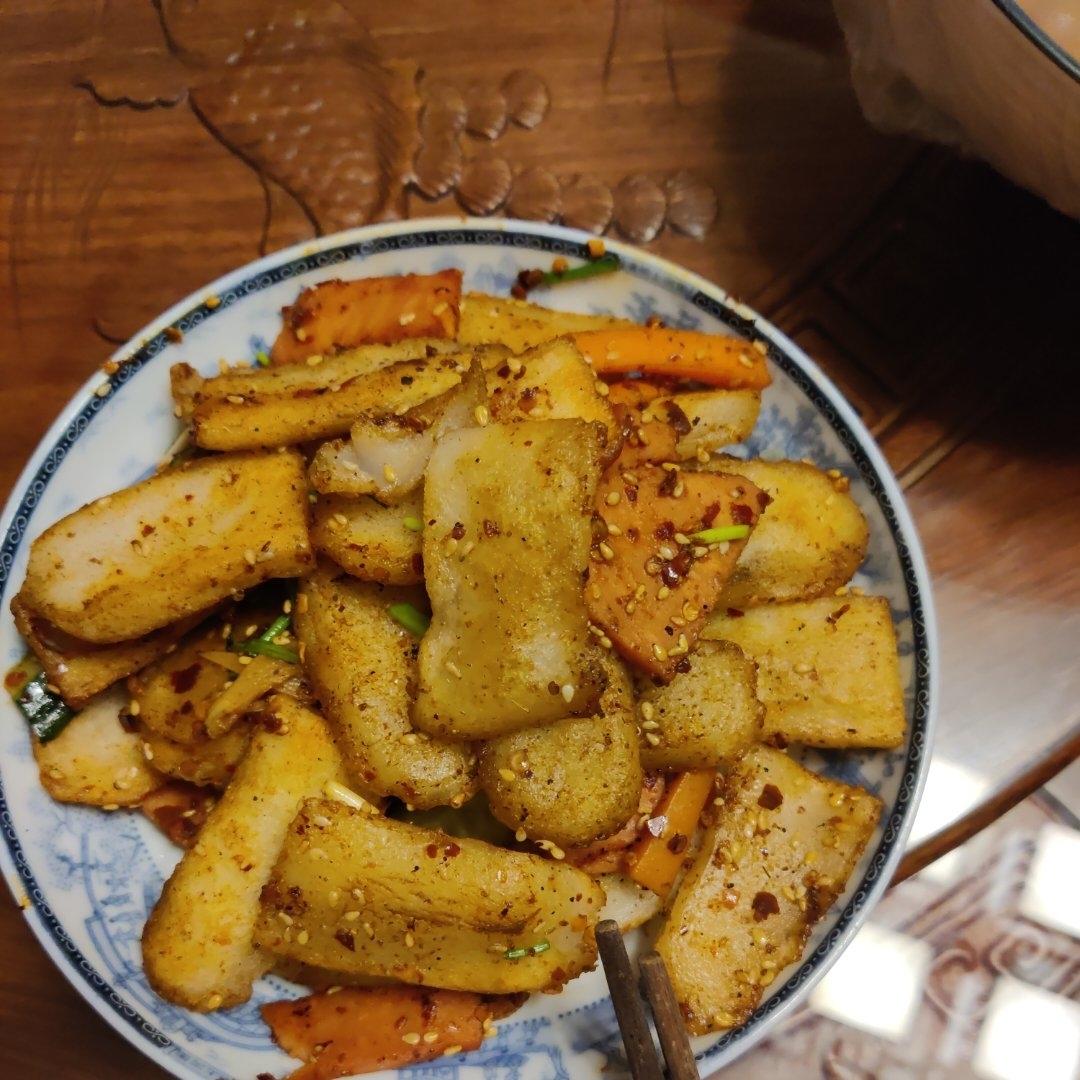孜然年糕土豆片