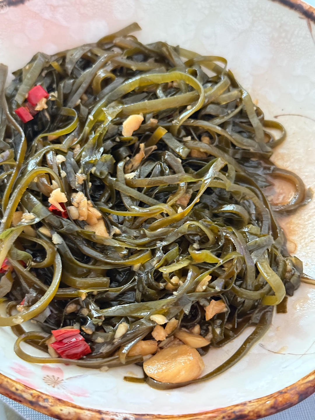 凉拌酸辣海带丝