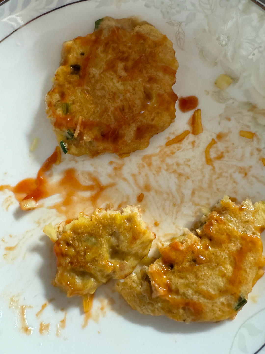 【女儿极力推荐】虾饼颗粒感玉米粒胡萝卜丁早餐搭档满口虾肉健身减脂蛋白质