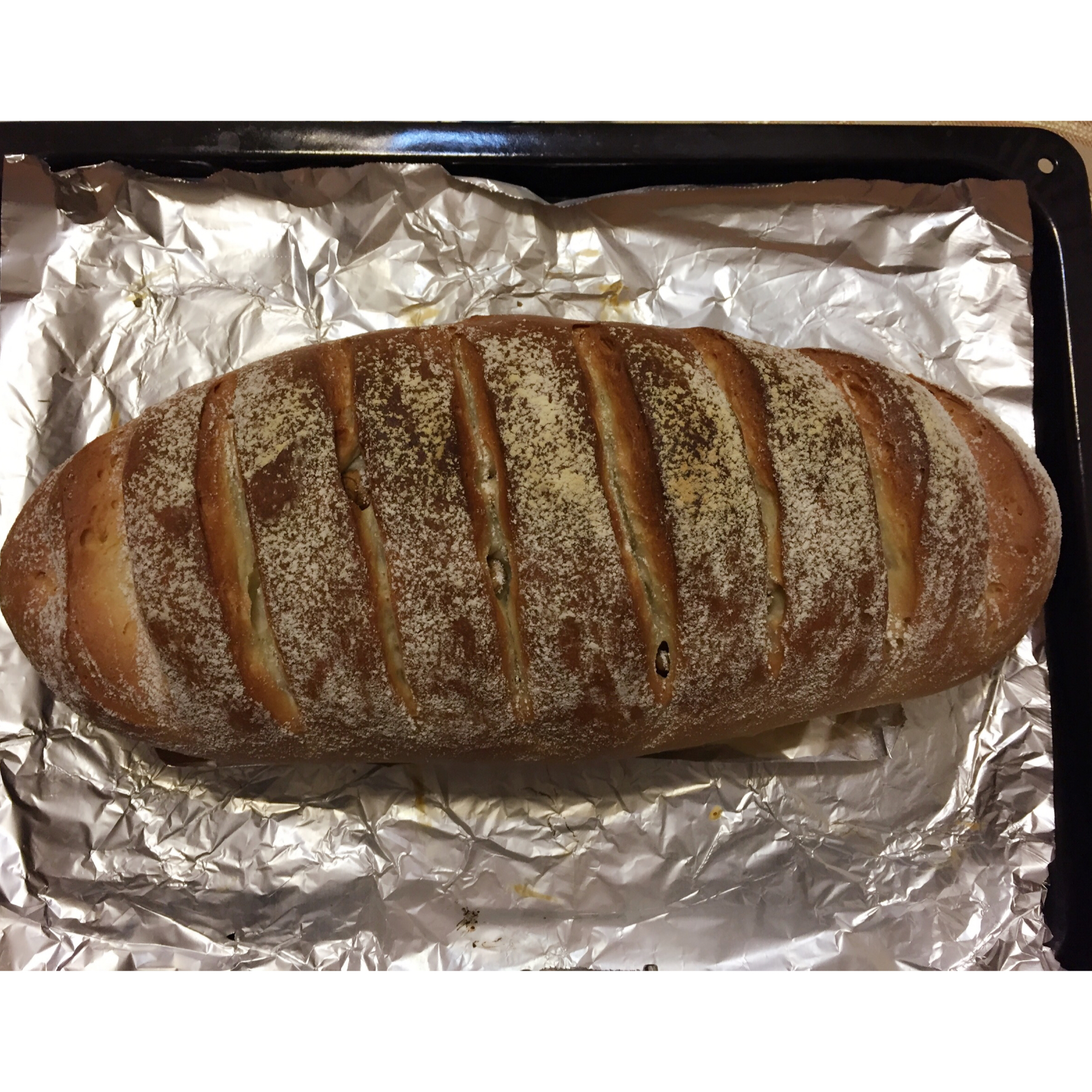 黑麦核桃红糖面包