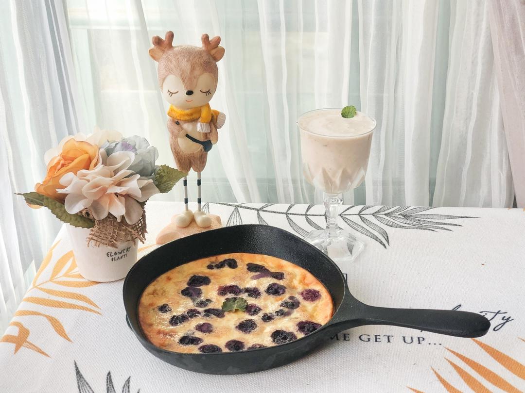 无花果克拉夫缇clafoutis