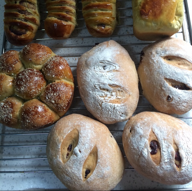 全麦红糖桂圆软欧包