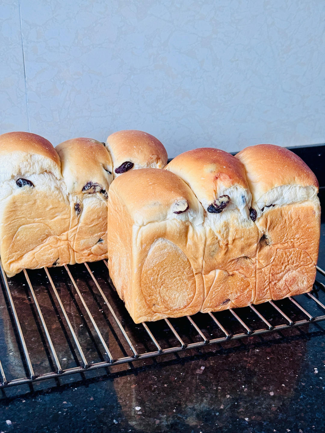 炼乳鲜奶提子吐司｜奶香加倍柔软加倍