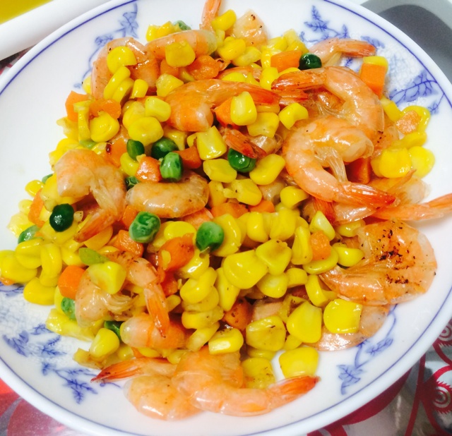 玉米虾仁