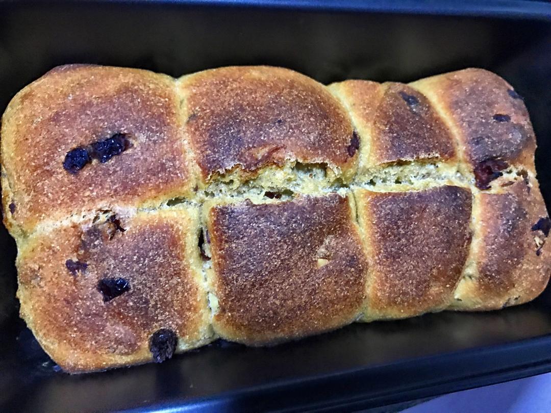 慢碳高纤纯全麦面包～（无油无糖无蛋无奶）