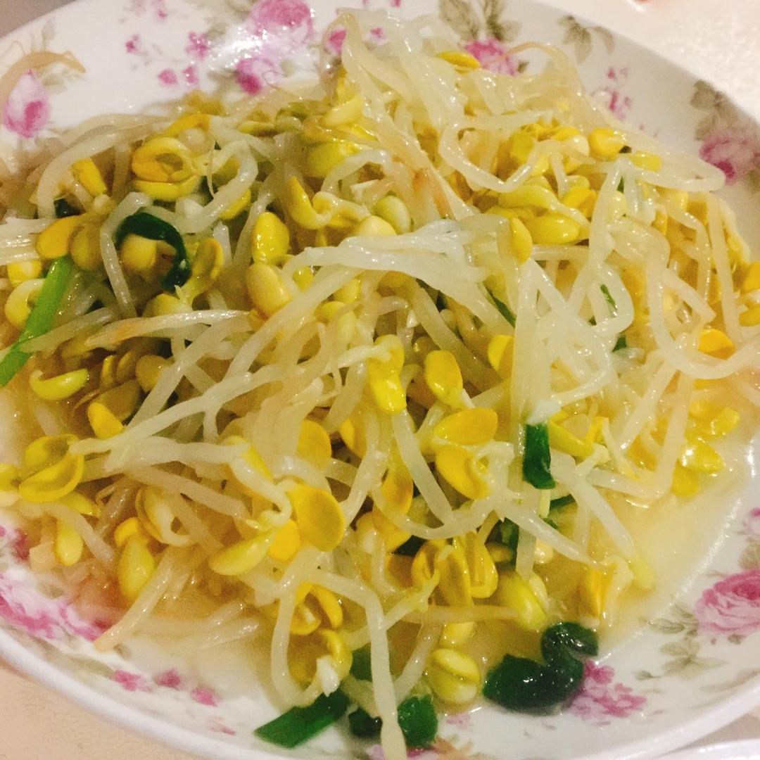 清炒豆芽