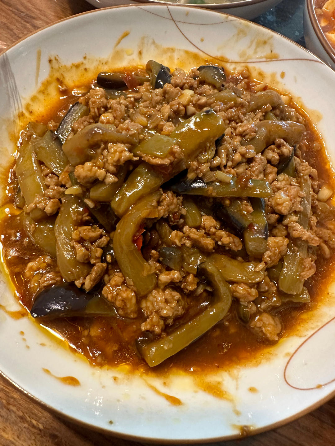 口感超好的红烧肉末茄子