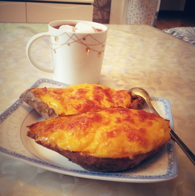 芝士奶油焗红薯