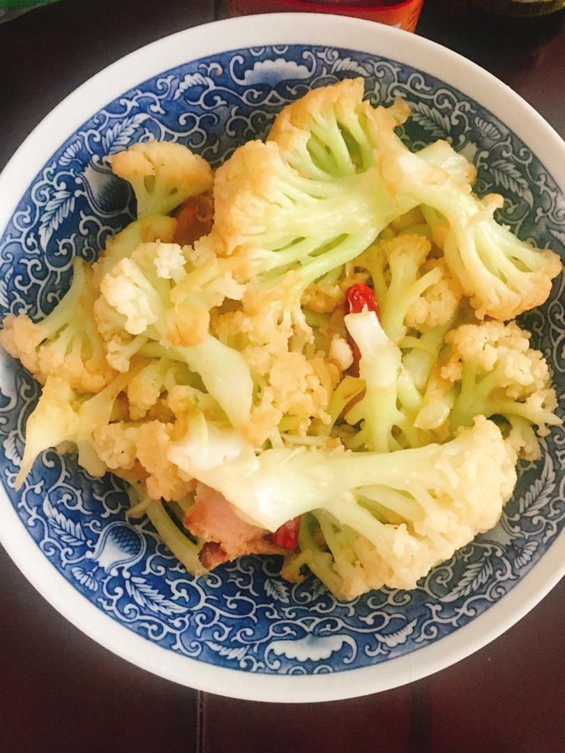 老丁的私房菜-干锅花菜
