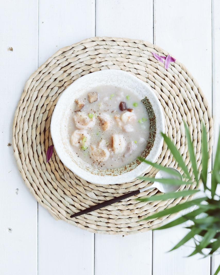 椒盐鲜蔬芋头浓汤