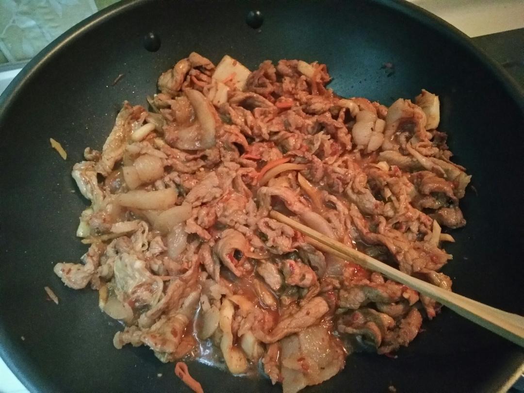 韩式辣炒猪肉（拌饭）