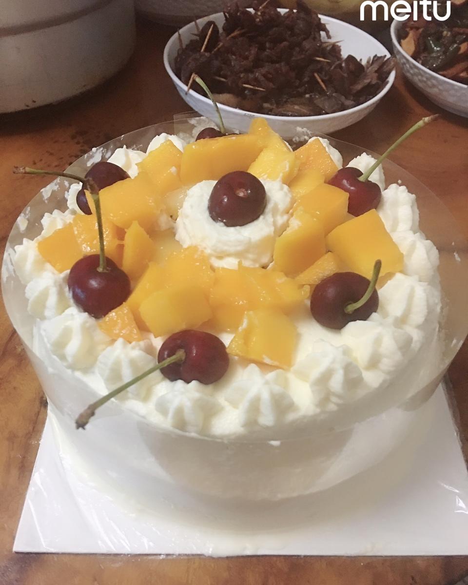 6寸咖啡戚风蛋糕