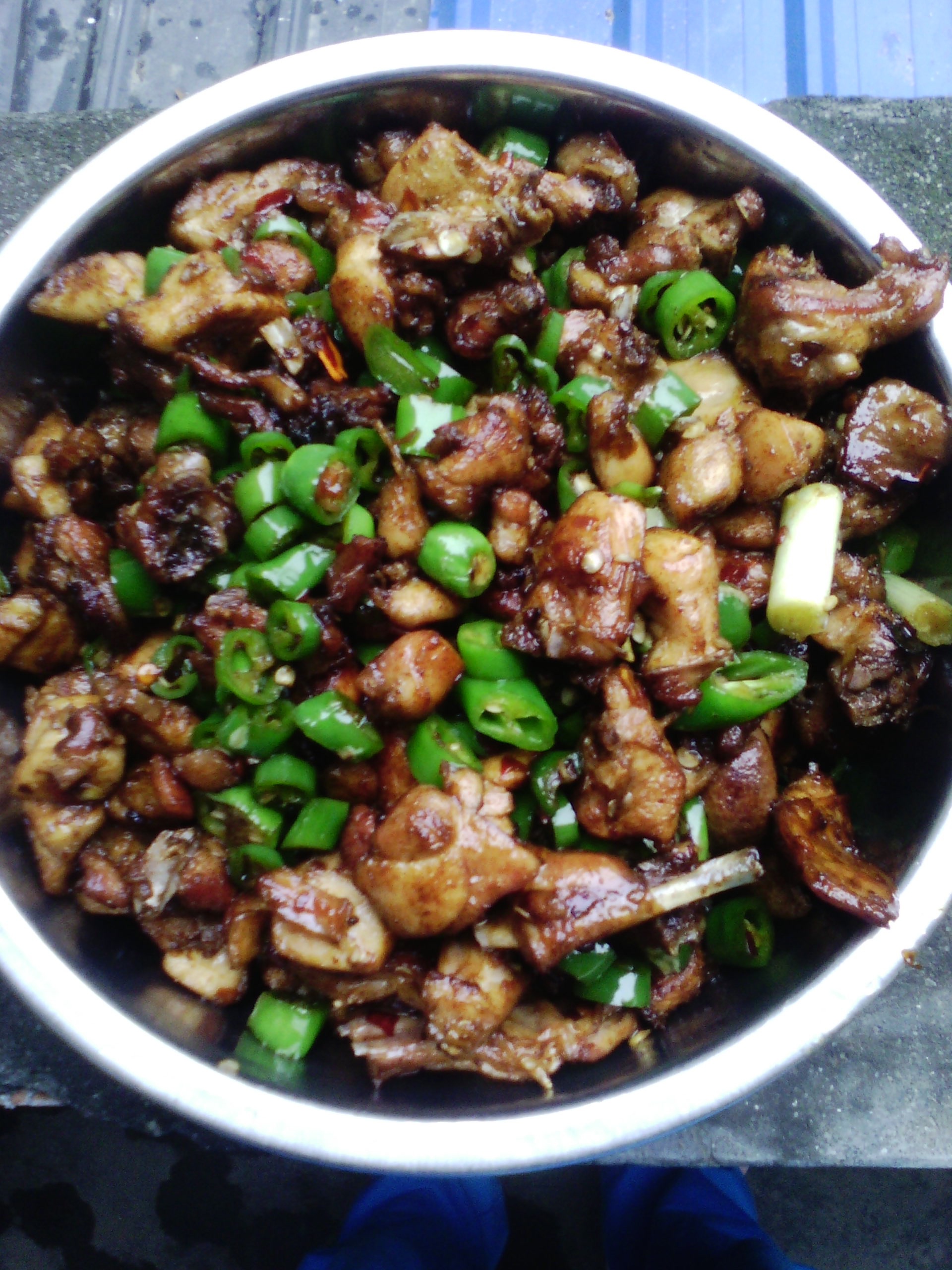 爆炒兔肉