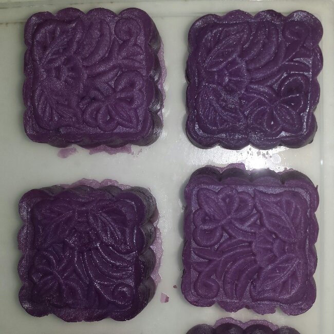紫薯红豆糕