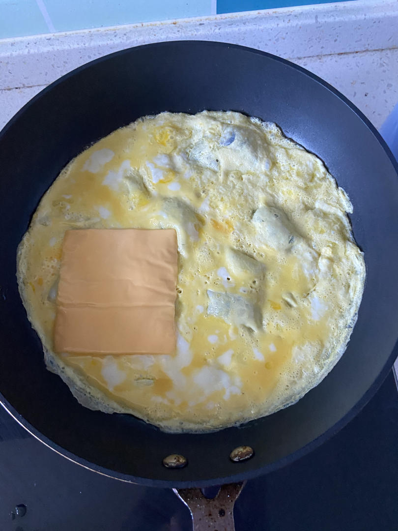 美味爆浆芝士鸡蛋饼