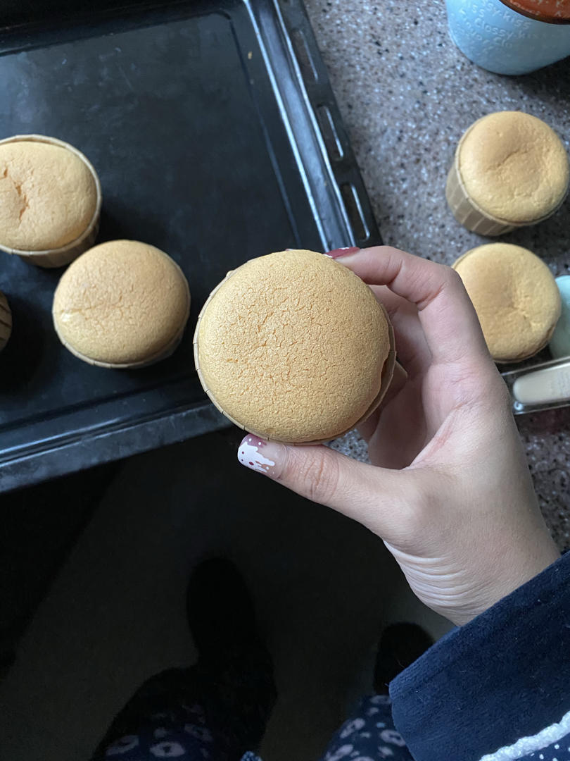 纸杯蛋糕 8寸戚风蛋糕的量