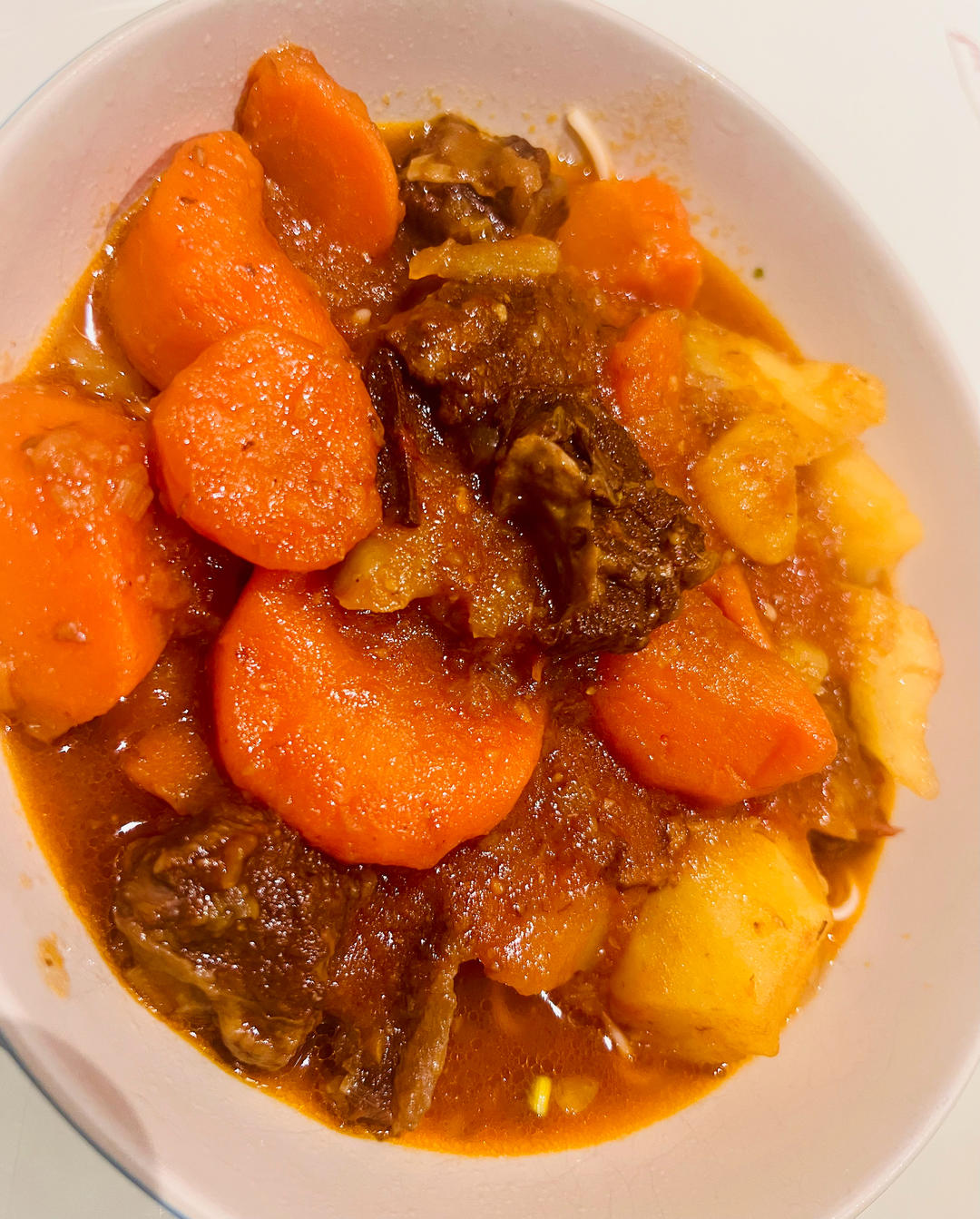 番茄土豆炖牛腩