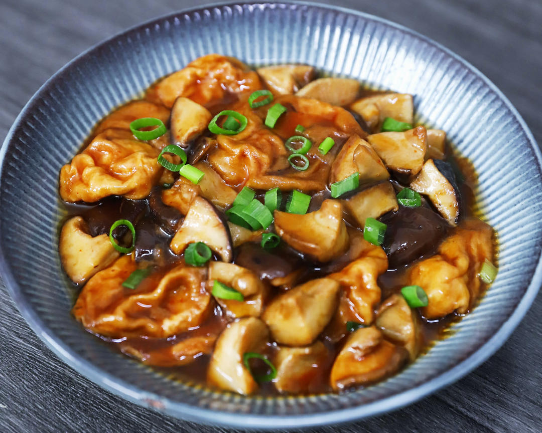 香菇烧面筋