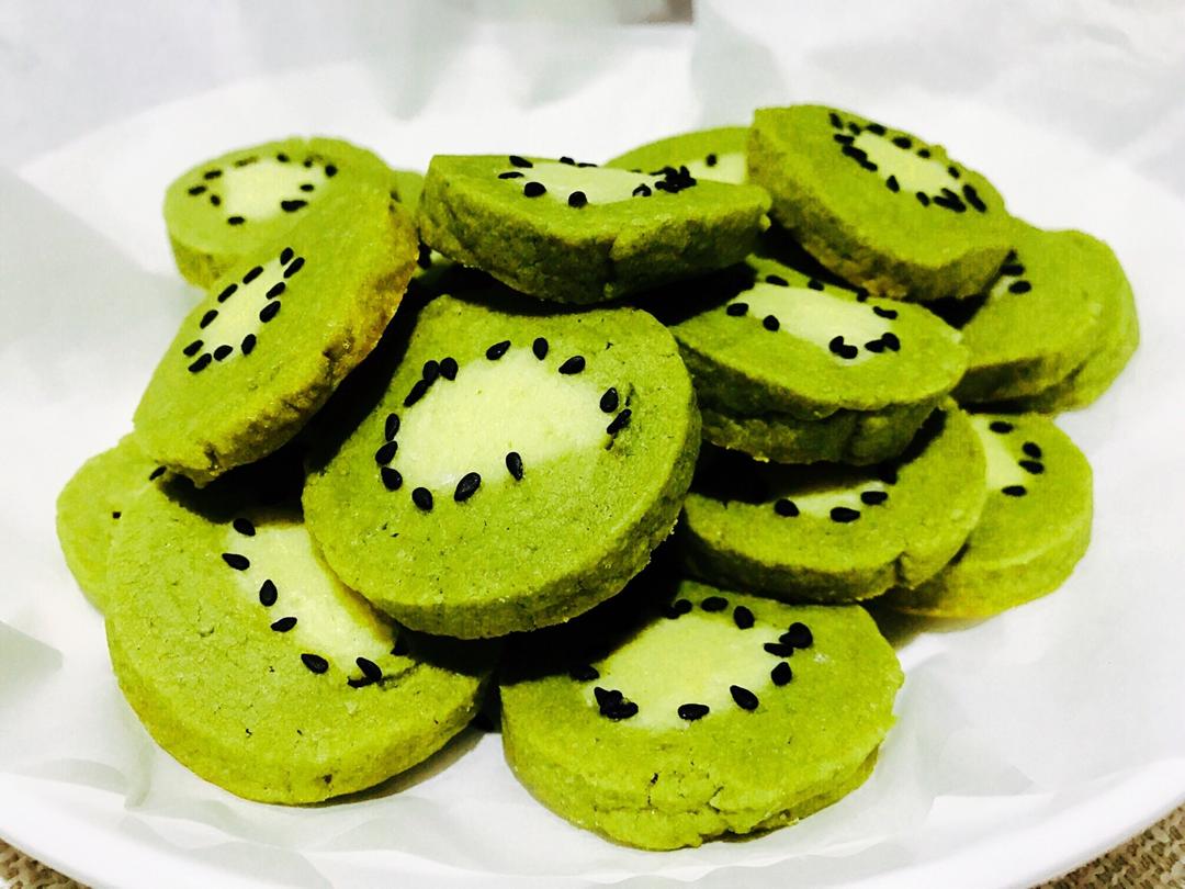抹茶猕猴桃黄油饼干