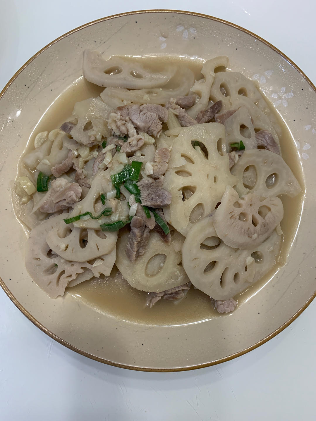 藕片炒肉