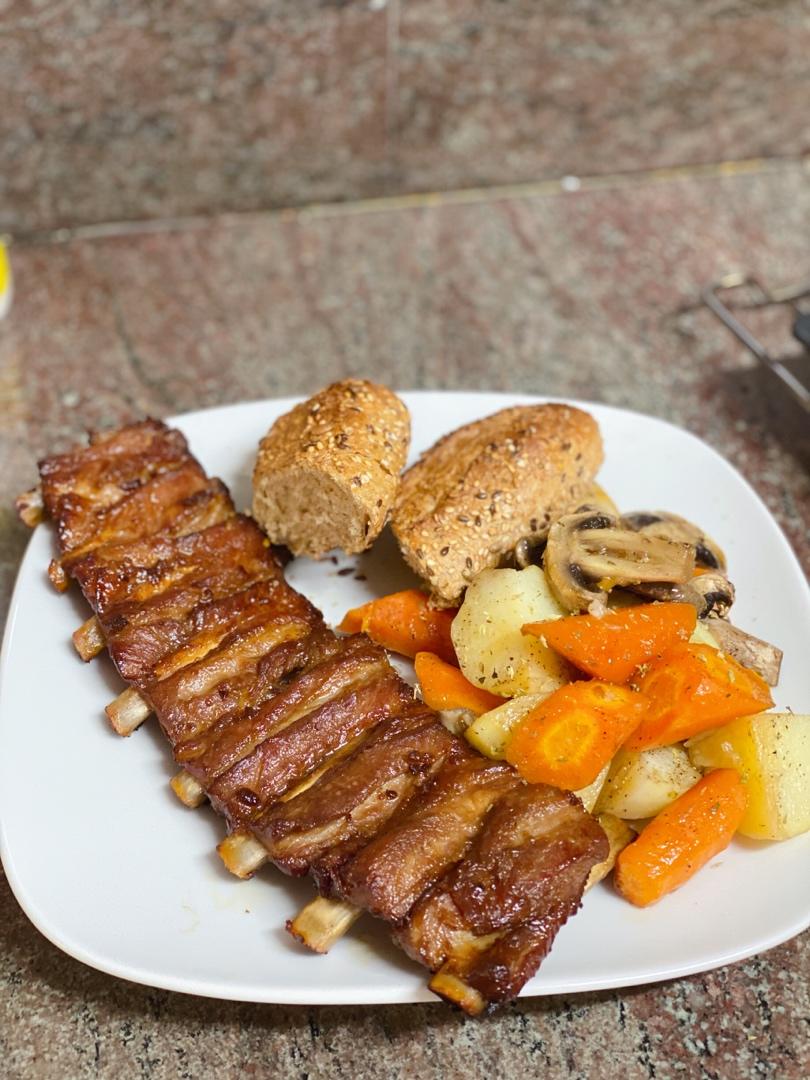 香到骨头里的蒜香排骨（烤箱）