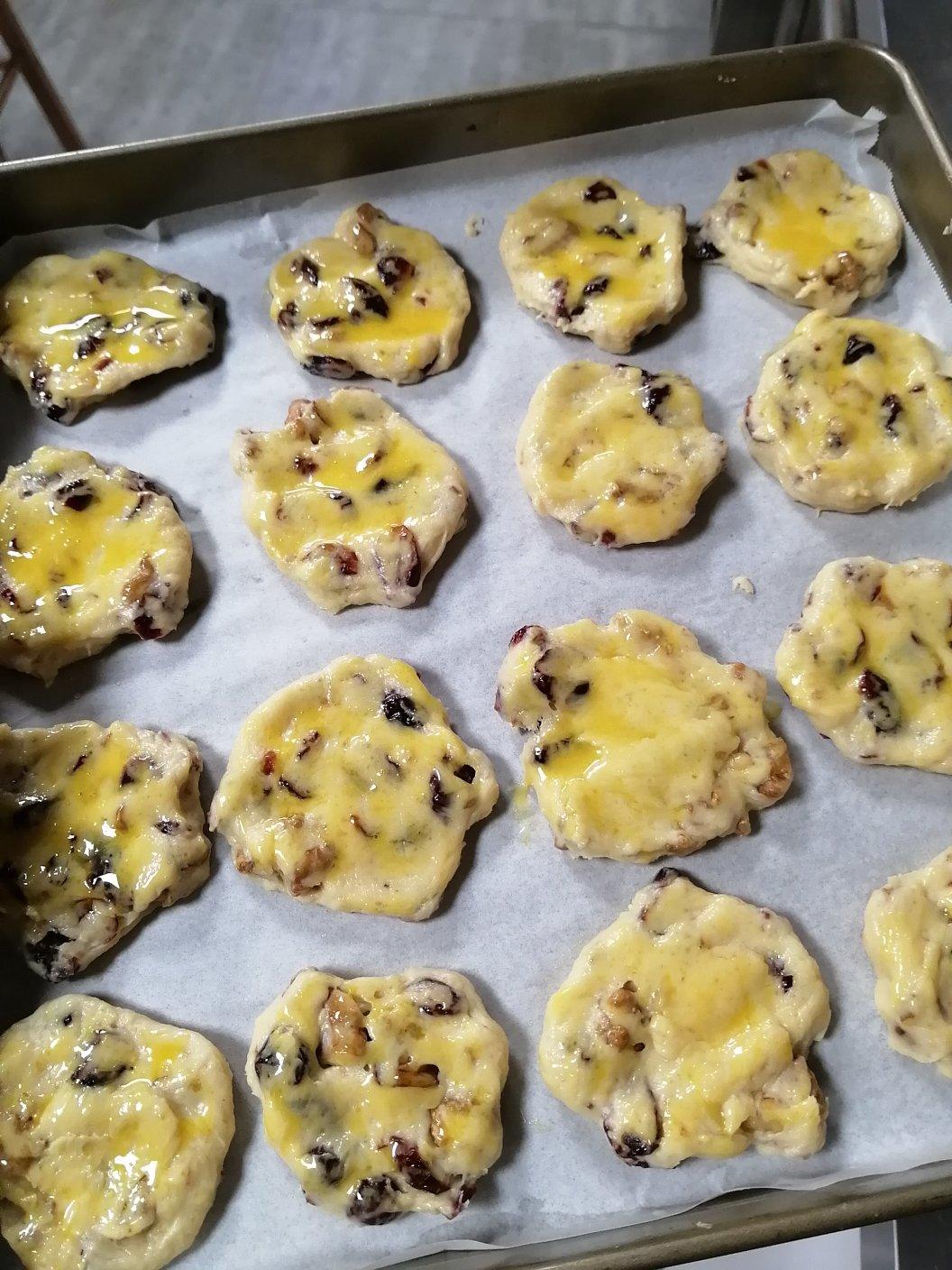 松软咸香奶油蔓越莓司康饼（新手友好）