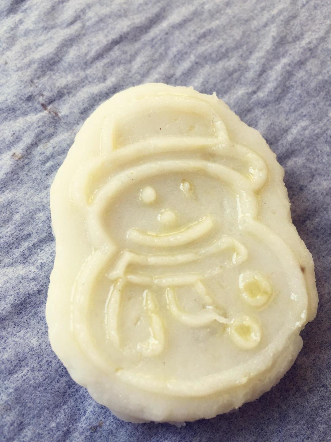 雪人山药糕的做法