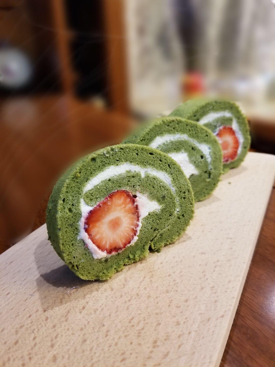 日式抹茶蛋糕卷