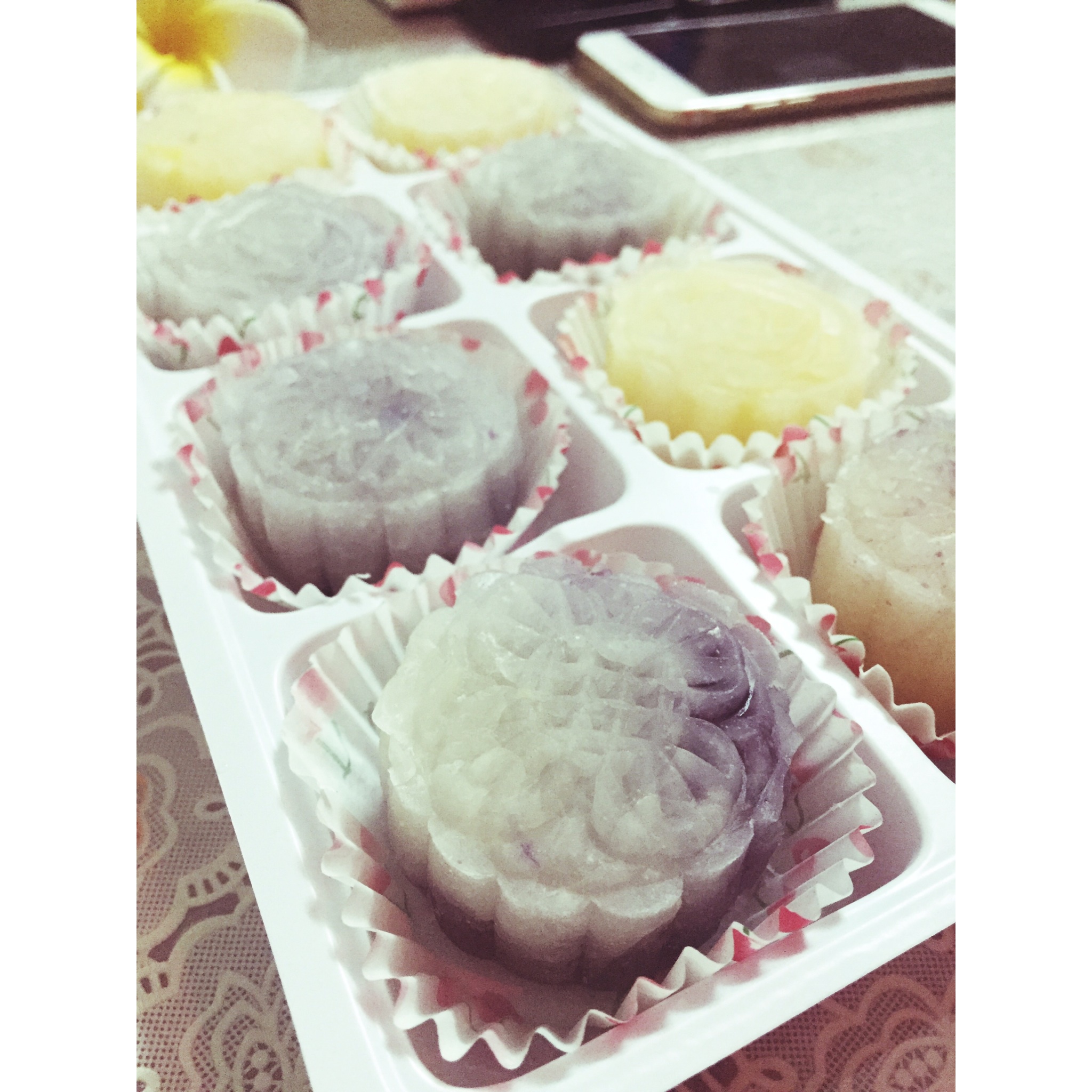 奶黄冰皮月饼