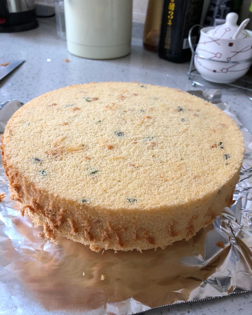 咸香戚风经典——黄金葱香肉松戚风