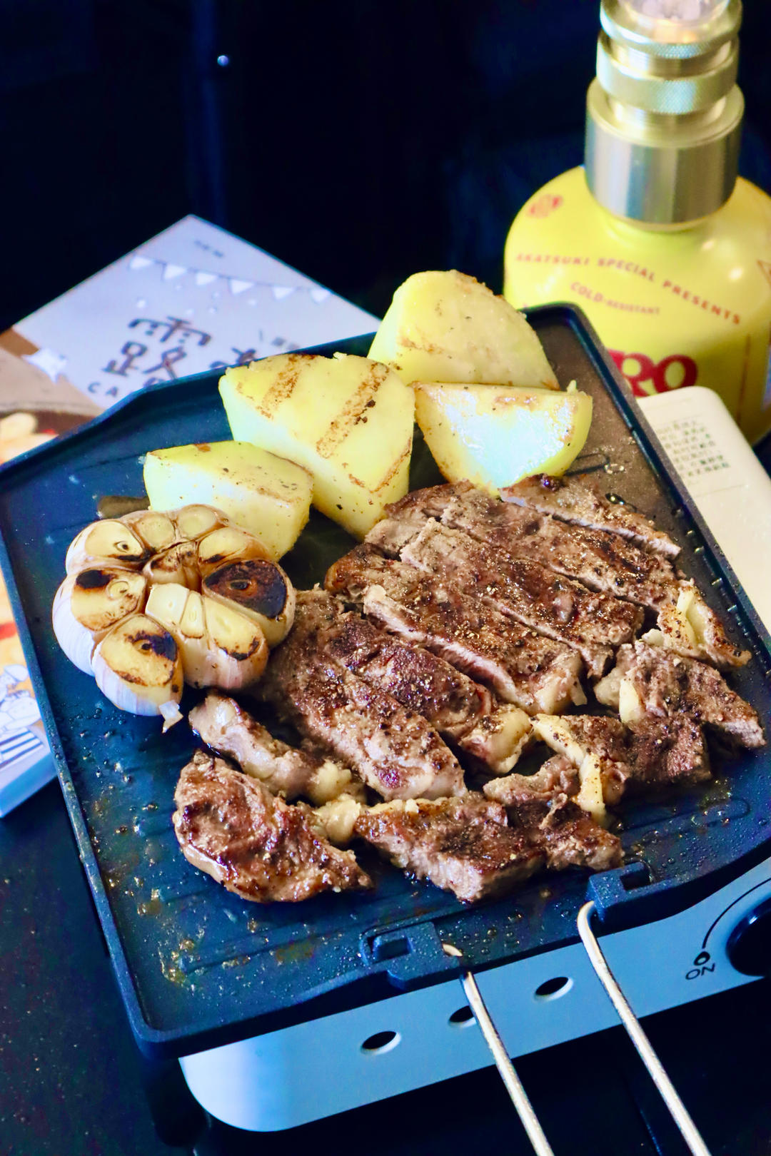 露营菜谱—煎牛排