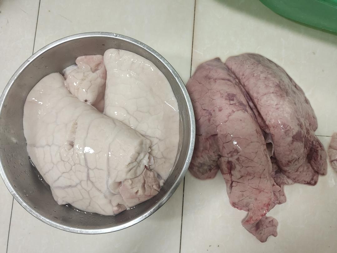 洗猪肺